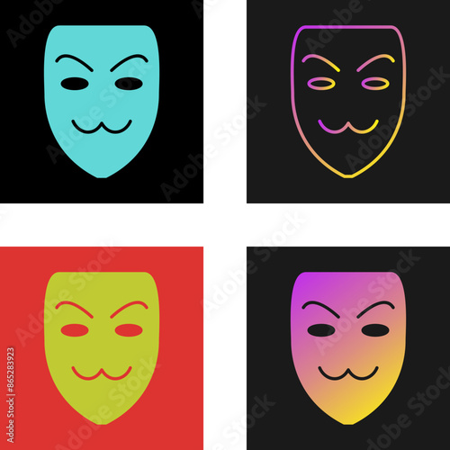 Hacker Mask Vector Icon