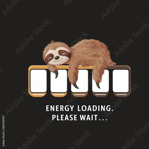 Loading Please wait text T-shirt vector art 