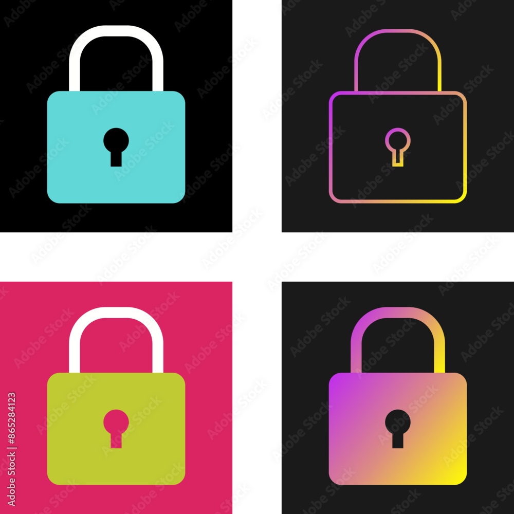 Lock Vector Icon Lock Vector Icon