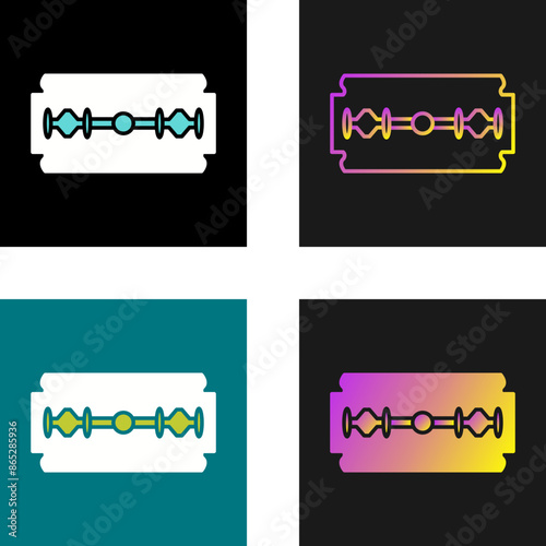 Razor Blade Vector Icon