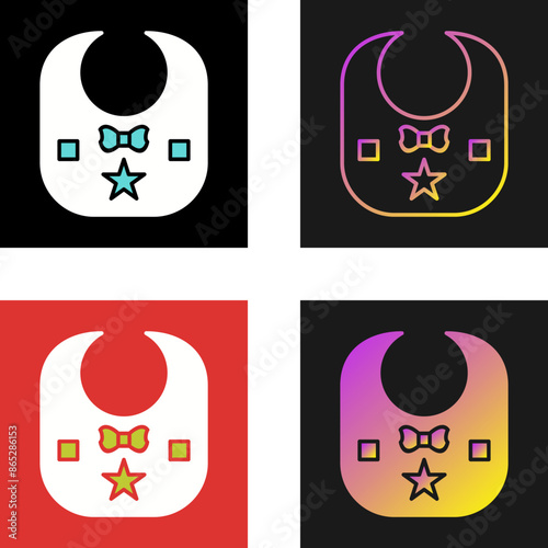Baby Bib Vector Icon