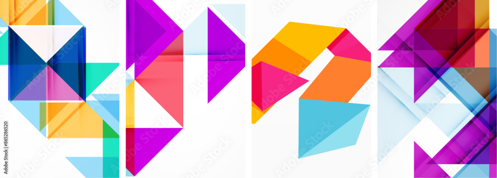 Triangle poster set for wallpaper, business card, cover, poster, banner, brochure, header, website Triangle poster set for wallpaper, business card, cover, poster, banner, brochure, header, website