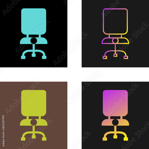 Office Chair Vector Icon