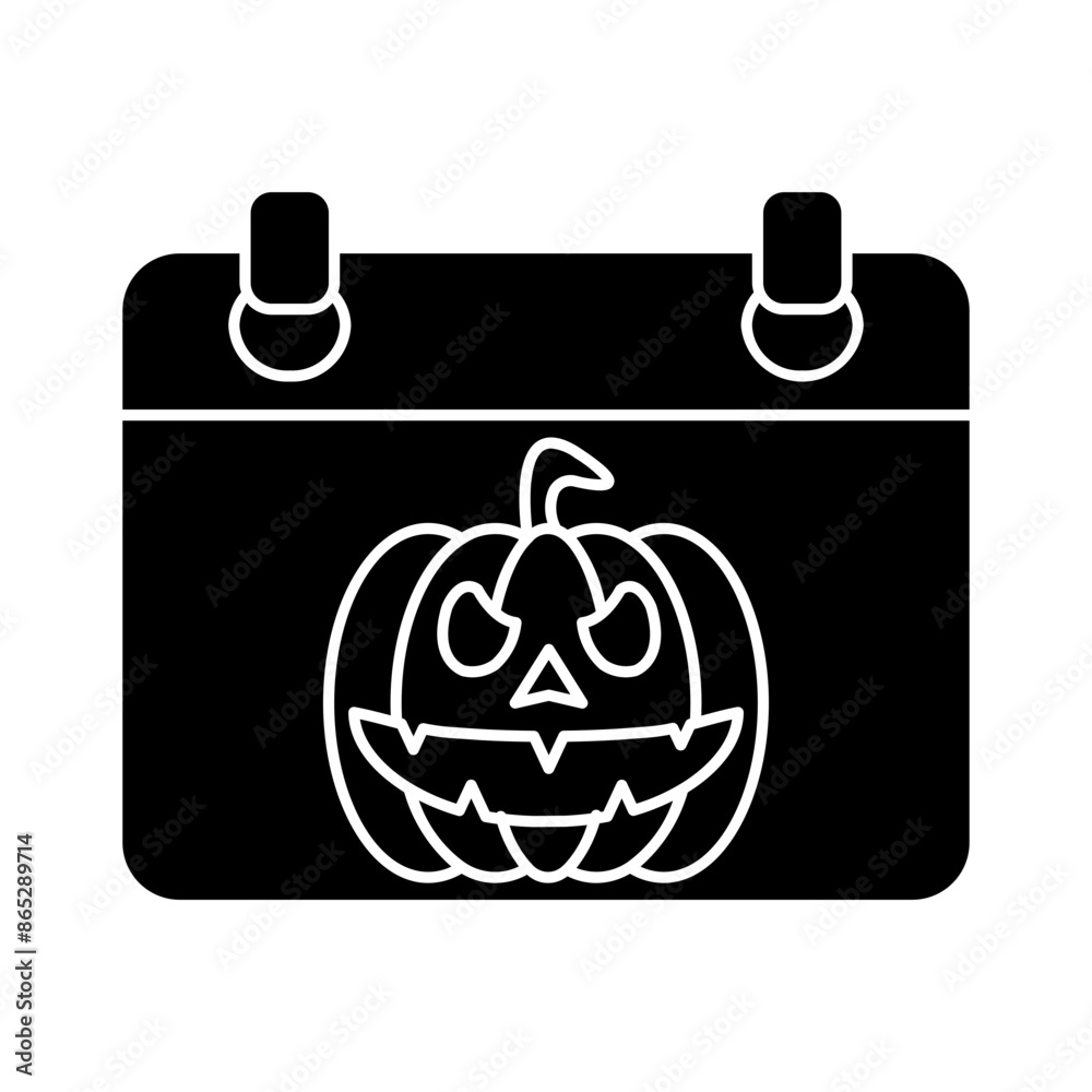 Obraz premium Halloween Glyph