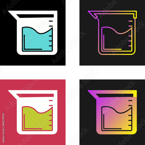 Beaker Vector Icon
