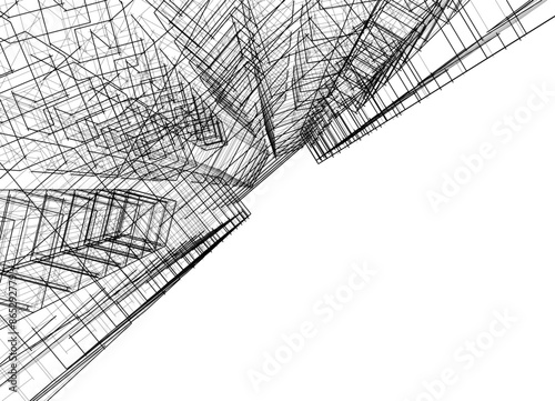 architectural drawing 3d
