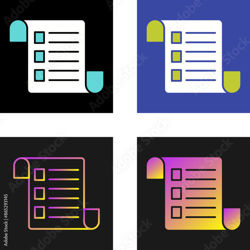 List Vector Icon