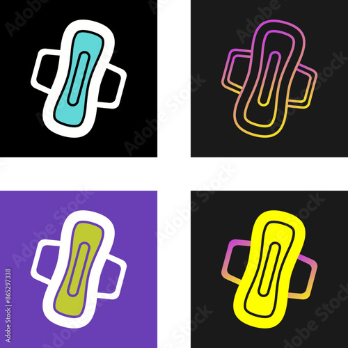 Sanitary Towel Vector Icon