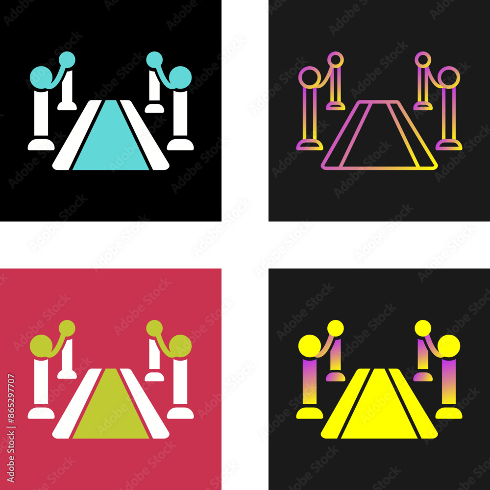 Red Carpet Vector Icon Red Carpet Vector Icon