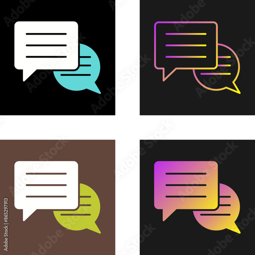 Conversation Vector Icon