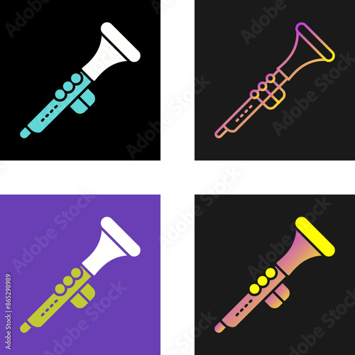 Clarinet Vector Icon