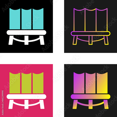 Trampoline Vector Icon