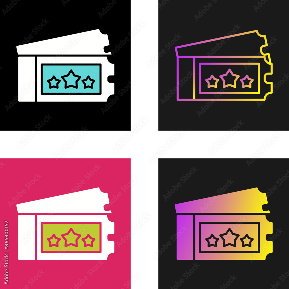 Ticket Vector Icon Ticket Vector Icon