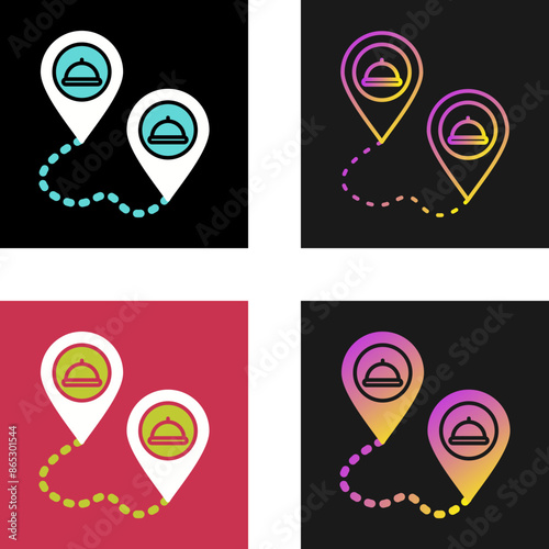 Route Vector Icon