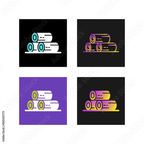 Wood Vector Icon