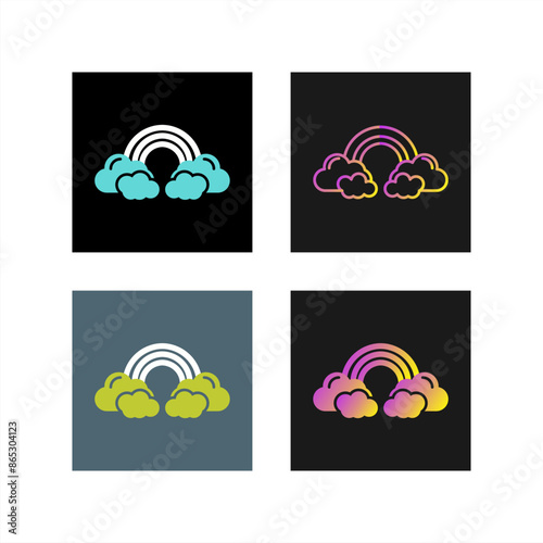 Rainbow Vector Icon