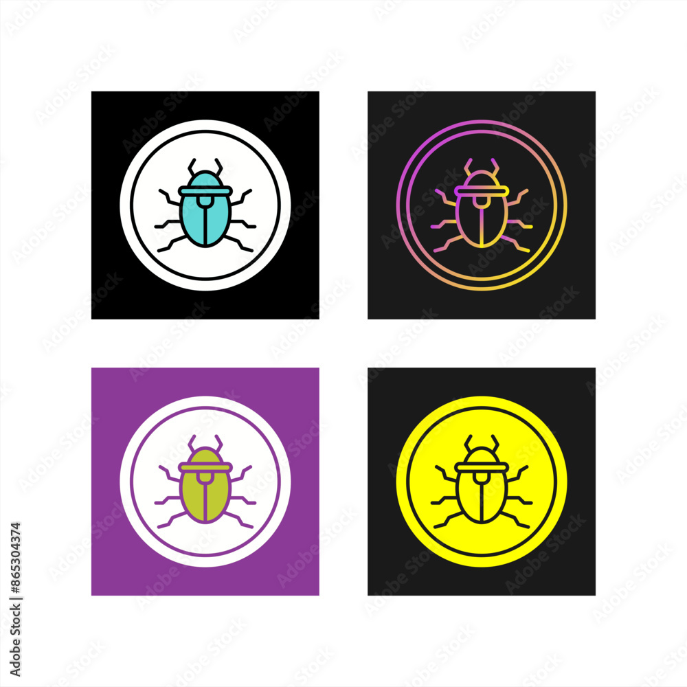 Bug Vector Icon Bug Vector Icon