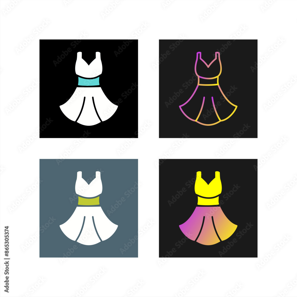 Dress Vector Icon Dress Vector Icon