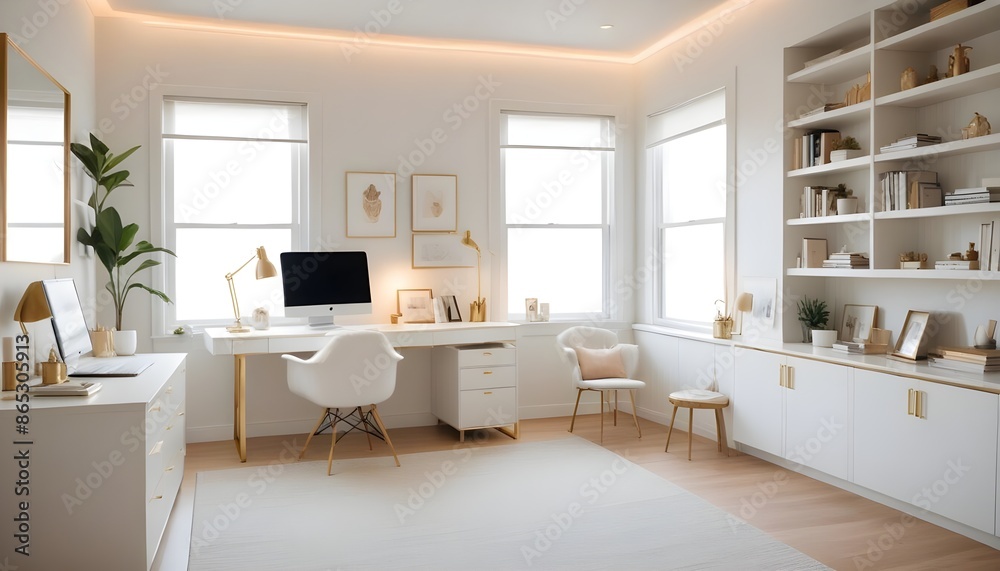 Photo interior modern design room 3d illustration Photo interior modern design room 3d illustration