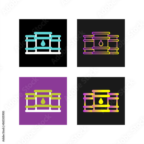 Oil Industry Vector Icon