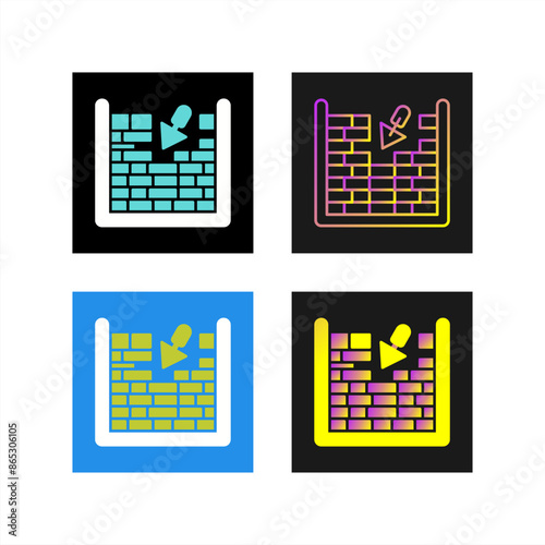 Masonry Vector Icon