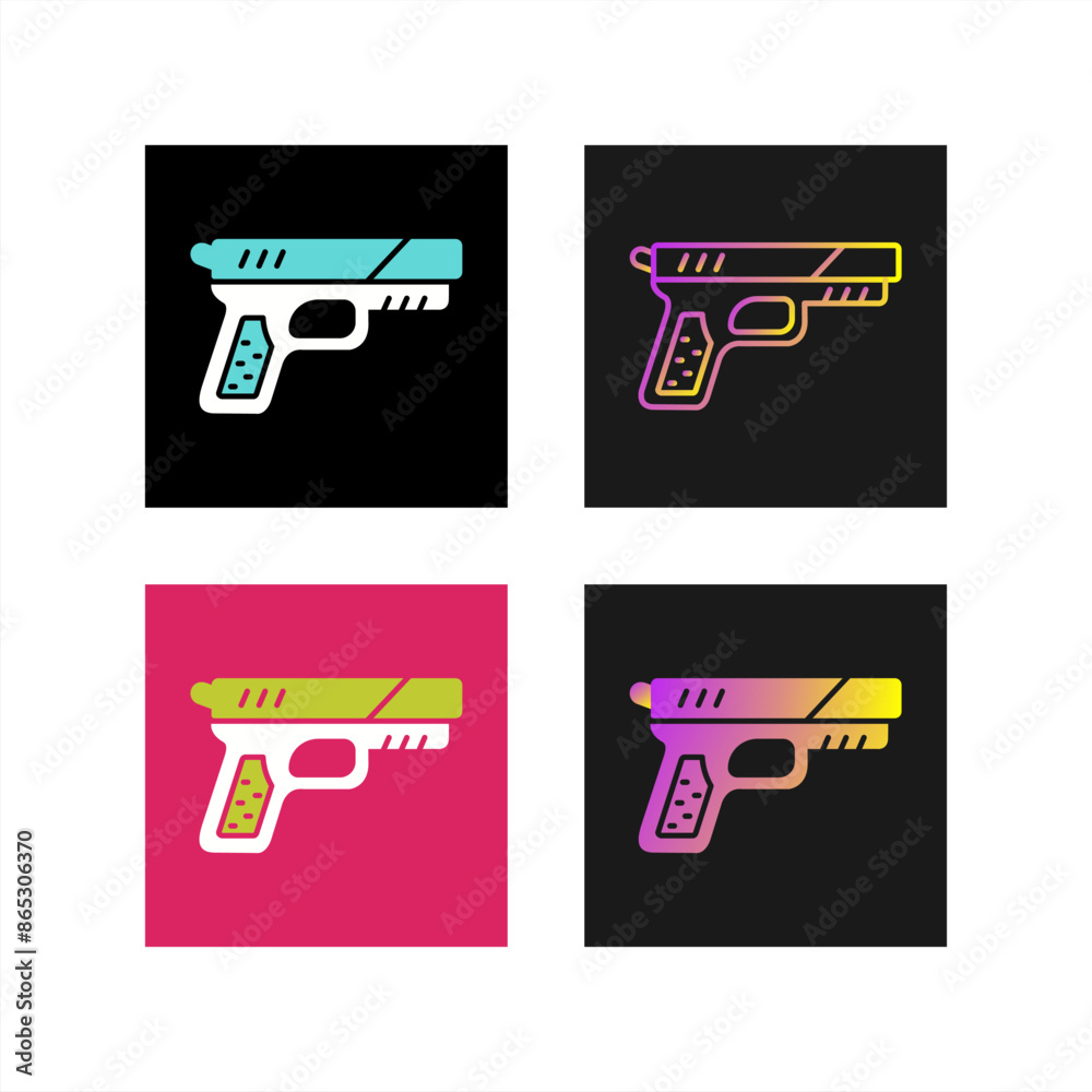 Pistol Vector Icon Pistol Vector Icon