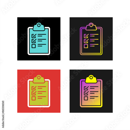 Checklist Vector Icon