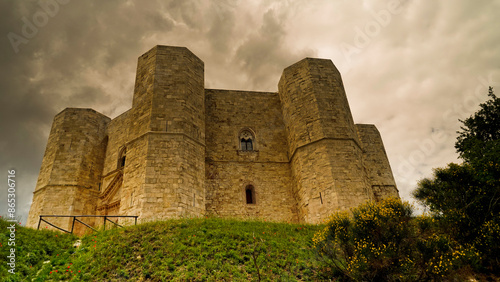 Castel del Monte, dimora di Federico II di Svevia. Andria, Puglia, Italy photo