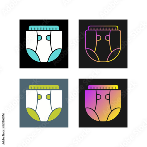 Diaper Vector Icon