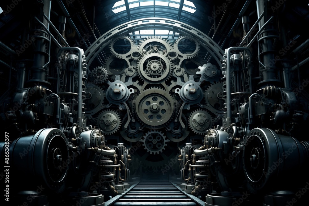 Gears Background Gears Background