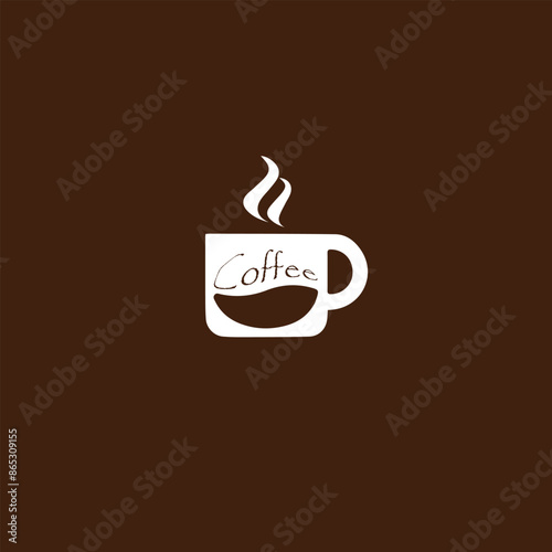 Creative Professional Trendy and Minimal COFFEE Logo Design, COFFEE Icon Logo in Editable Vector Format