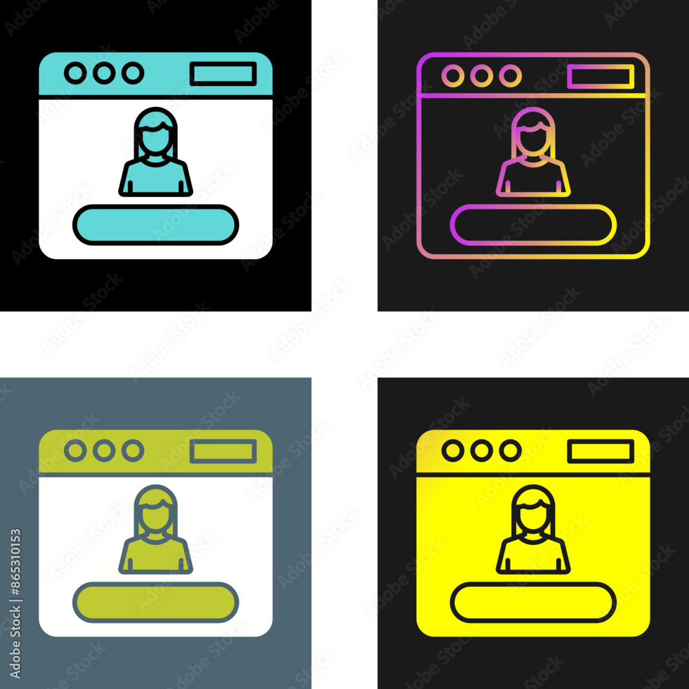 Username Vector Icon Username Vector Icon
