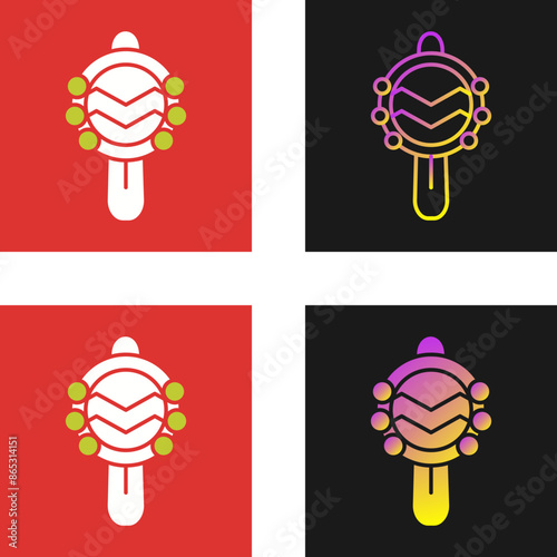 Rattle Vector Icon