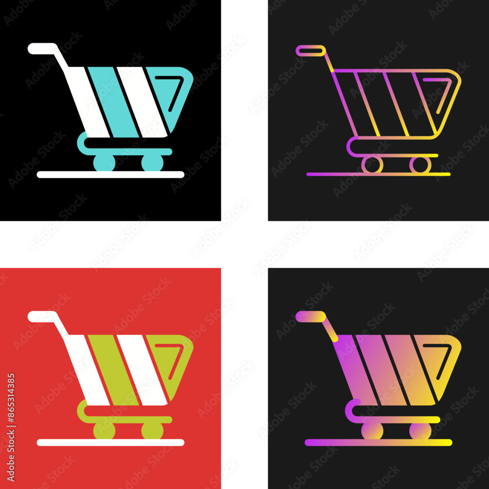 Trolley Vector Icon Trolley Vector Icon