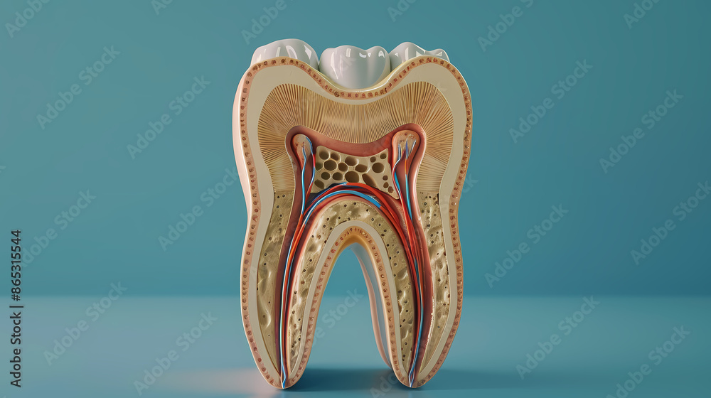 Tooth cross-section structure and anatomy Tooth cross-section structure and anatomy