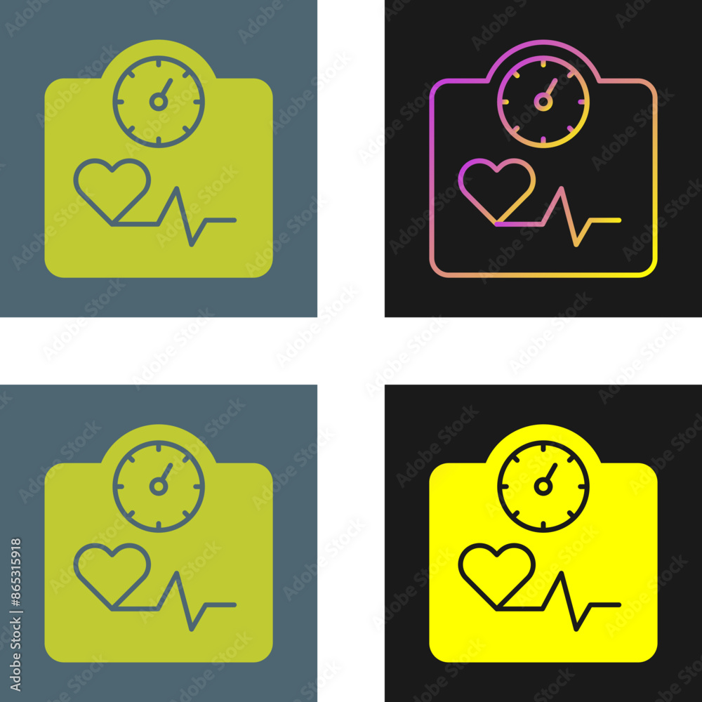 Blood Pressure Vector Icon Blood Pressure Vector Icon