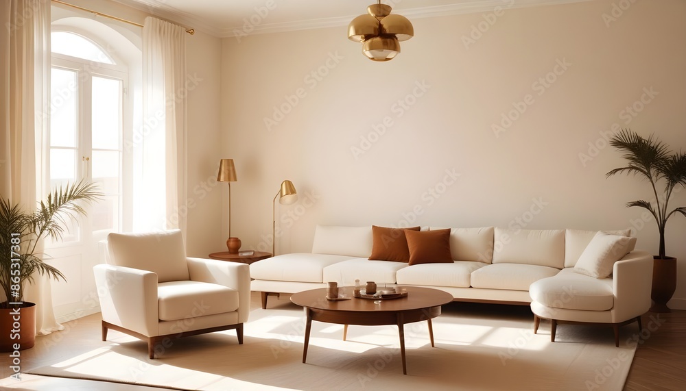 Photo interior modern design room 3d illustration Photo interior modern design room 3d illustration