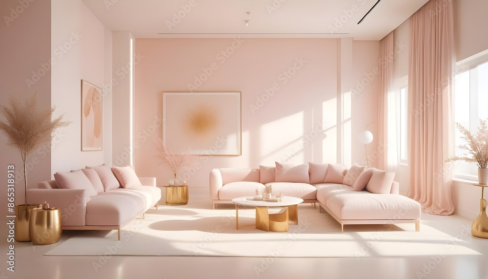 Photo interior modern design room 3d illustration Photo interior modern design room 3d illustration