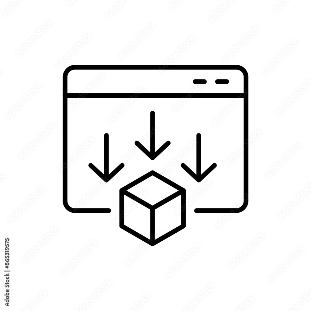 Product release outline icons, minimalist vector illustration ,simple transparent graphic element .Isolated on white background Product release outline icons, minimalist vector illustration ,simple transparent graphic element .Isolated on white background