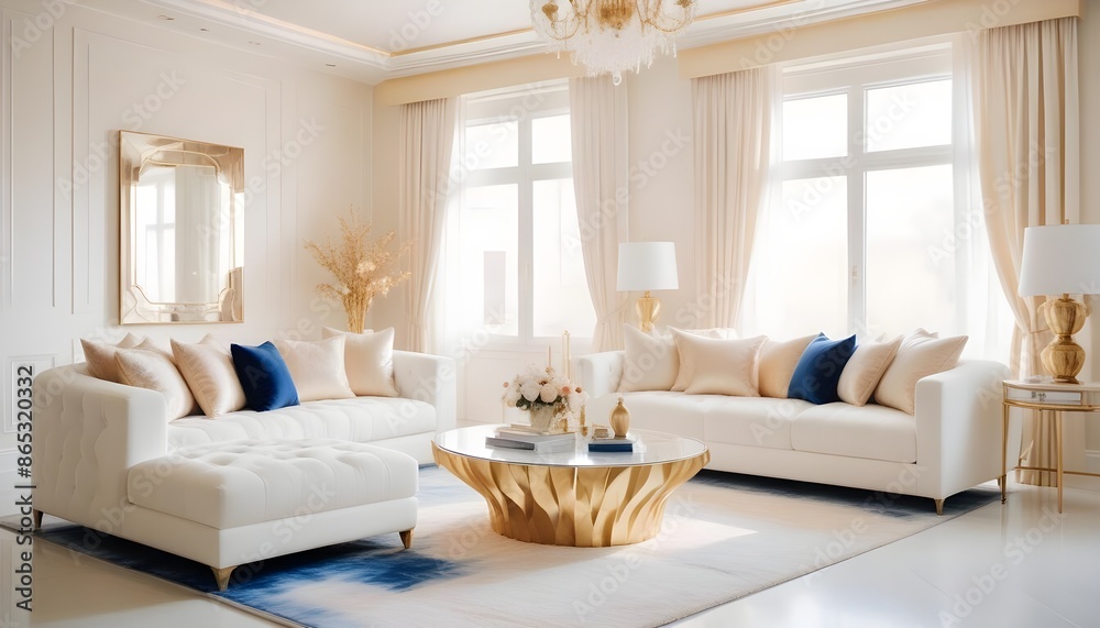 Photo interior modern design room 3d illustration Photo interior modern design room 3d illustration