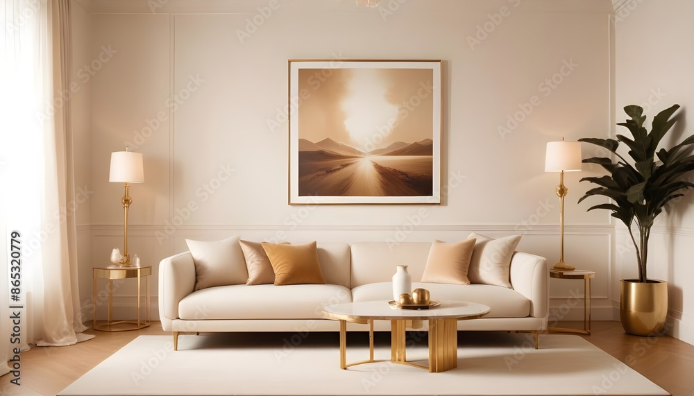 Photo interior modern design room 3d illustration Photo interior modern design room 3d illustration