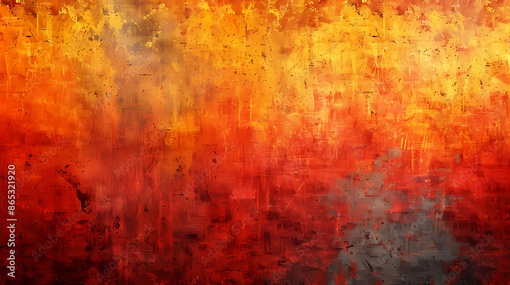 Abstract vibrant red and yellow textured background with dynamic brushstrokes and vivid color transitions. Abstract vibrant red and yellow textured background with dynamic brushstrokes and vivid color transitions.