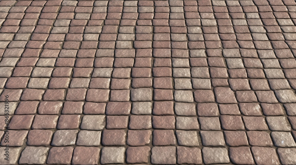 Cobblestone Pathway in Perspective Cobblestone Pathway in Perspective