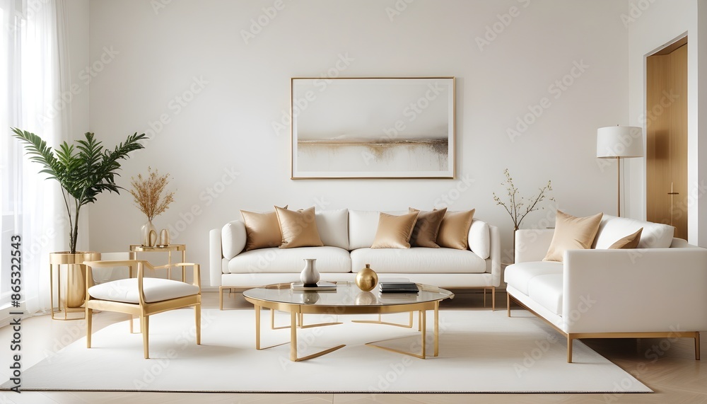 Photo interior modern design room 3d illustration Photo interior modern design room 3d illustration