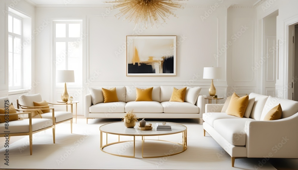 Photo interior modern design room 3d illustration Photo interior modern design room 3d illustration