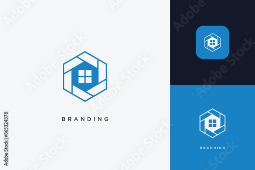 Home Building Logo Modern Structure