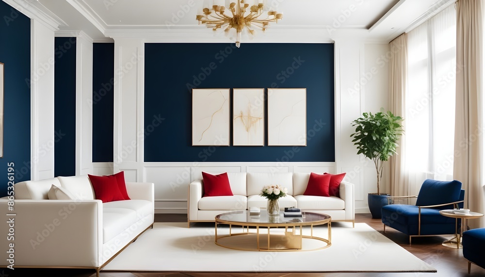 Photo interior modern design room 3d illustration Photo interior modern design room 3d illustration