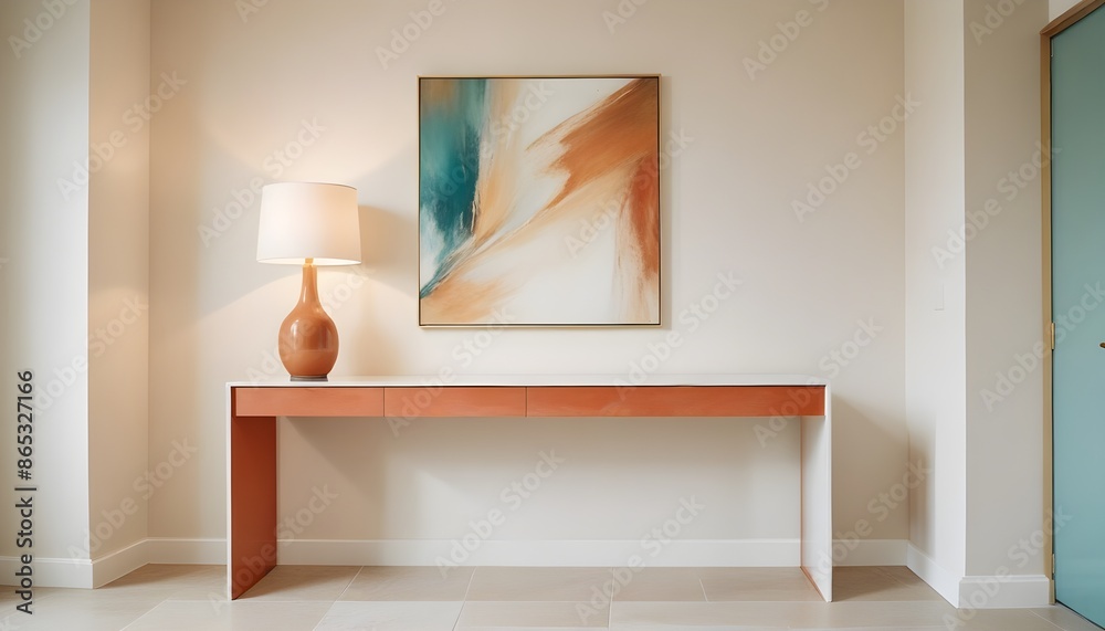 Photo interior modern design room 3d illustration