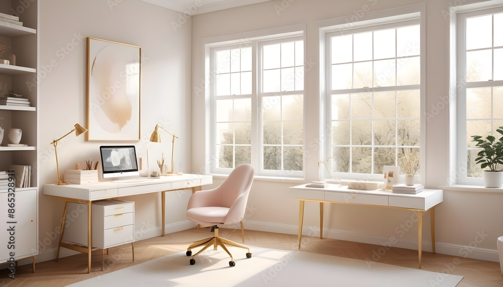 Photo interior modern design room 3d illustration Photo interior modern design room 3d illustration