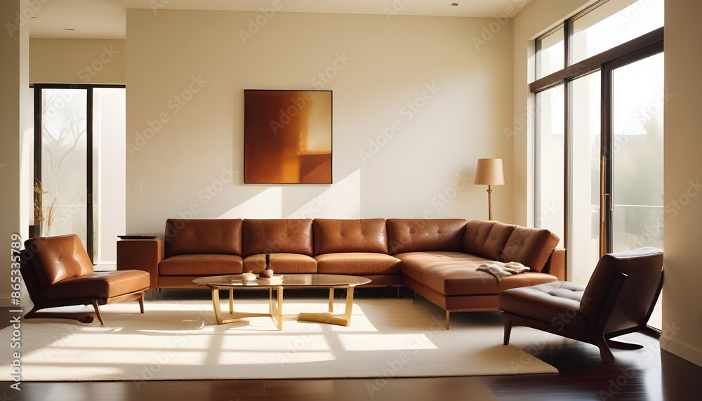 Photo interior modern design room 3d illustration Photo interior modern design room 3d illustration